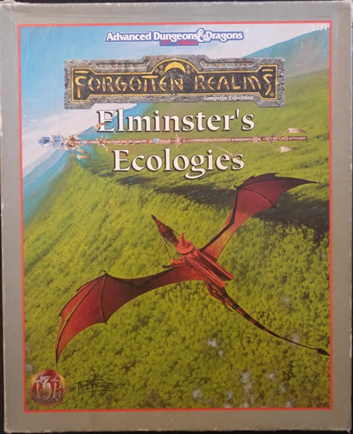 Advanced Dungeons & Dragons 2nd Edition - Forgotten Realms - Elminsters Ecologies (B Grade) (Genbrug)